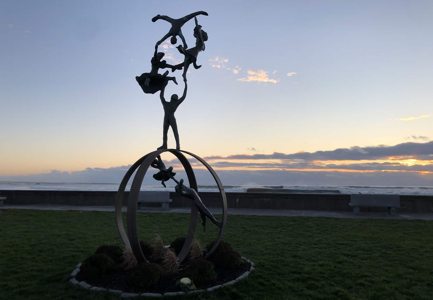 Statue at Narragansett Town Beach